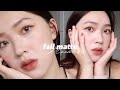 秋日粉霧妝 Fall Matte Look | 開箱新買Bbia裸妝粉底/蜜粉餅 | heyitsmindy