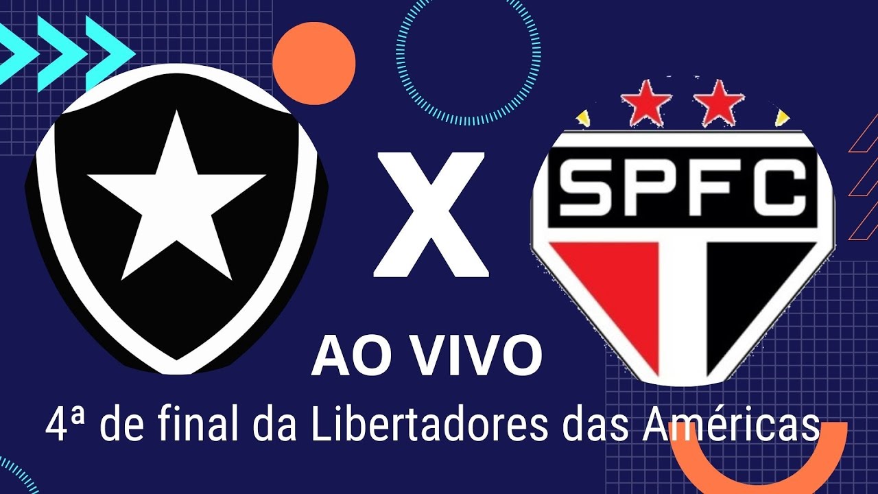 BOTAFOGO X SÃO PAULO - 4ª DE FINAL DA COPA LIBERTADORES DAS AMÉRICAS ...