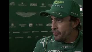 Fernando Alonso Post FP2 Interview Saudi Arabia GP