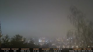 Timelapse Cam 2 - Natt til 22. mars 2023