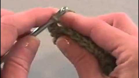 CrochetL Back Loop Only Single Crochet Left-handed by Josi