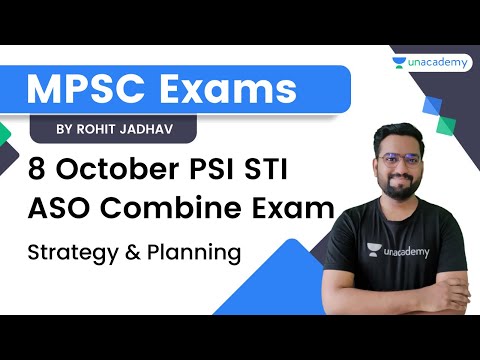 8 October PSI STI ASO Combine Exam | Unacademy Live - MPSC | Rohit Jadhav