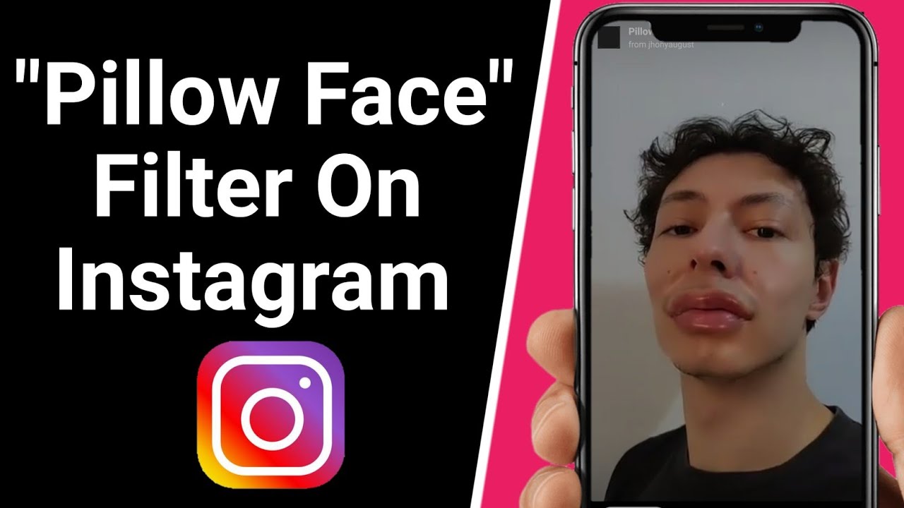 How To Get The Pillow Face Filter on Instagram 2021 Pillow Face