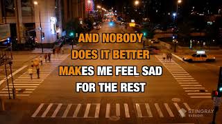 Nobody Does It Better - Carly Simon (Karaoke Version) chords