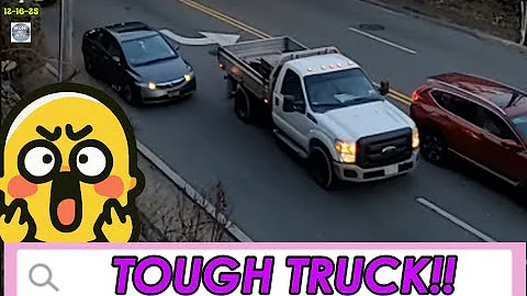 Tough to Truck Cuts off Cars!