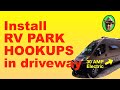 3 TIPS to INSTALL RV HOOKUPS saves $. MAKE EXTENDED VISITS HAPPIER. By 2yr full-timer Travato GL van