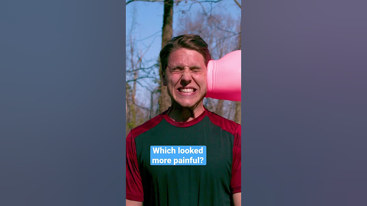 Everything looks more painful in super slow mo 🎥