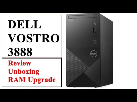 Dell Vostro 3888 Core i3 10th Gen Unboxing and Ram upgrade | i3 4GB 1TB | Review