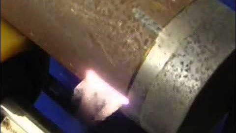 Rust Removal using Laser Cleaning Technology on Rusty Metal Tubing