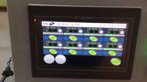 Wecon HMI&PLC used on Offset Printing machine