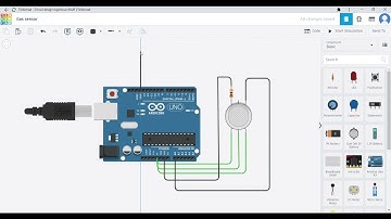 Gas Sensor Interfacing   Tinkercad Arduino Tutorial  Step by Step Guide