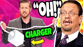 Revealed : Bryan Saint FOOLS Penn and Teller with a phone charger