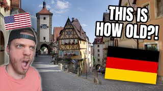 American Reacts to Middle Ages in Germany Half Timbered Houses