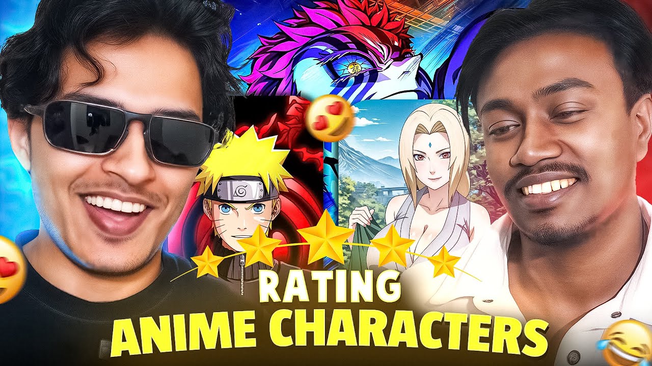 Non ANIME Friend RATING Most Famous CHARACTER🤯