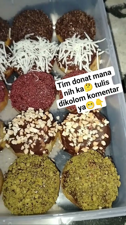 BERBAGAI VARIAN DONAT #food #donat #jajanan #shorts #shortvideo