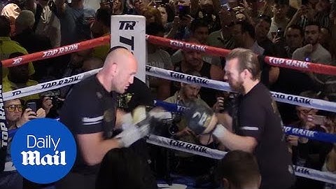Tyson Fury and Tom Schwarz prepare for Las Vegas showdown