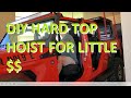 DIY Hard Top Hoist | How to with tips and tricks