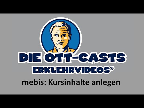 mebis: Inhalte in einen Kurs einfügen