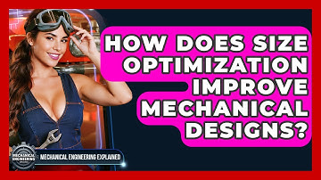 How Does Size Optimization Improve Mechanical Designs? - Mechanical Engineering Explained