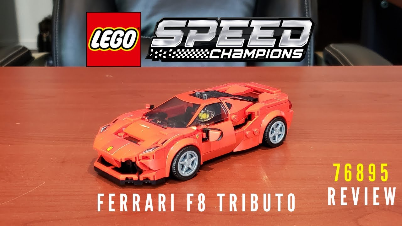 LEGO Speed Champions 76895 Ferrari F8 Tributo Racing Model Car