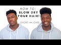 SHORT to LONG hair REAL QUICK!! | BLOW DRY YOUR HAIR TO MAKE IT LONGER!