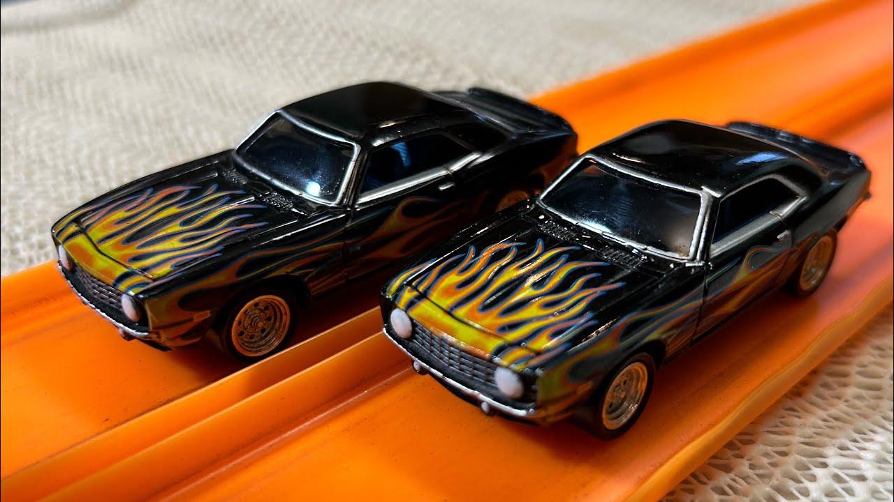 Mt Holly Racing Double Vision 1969 Camaro Black With Flames - YouTube
