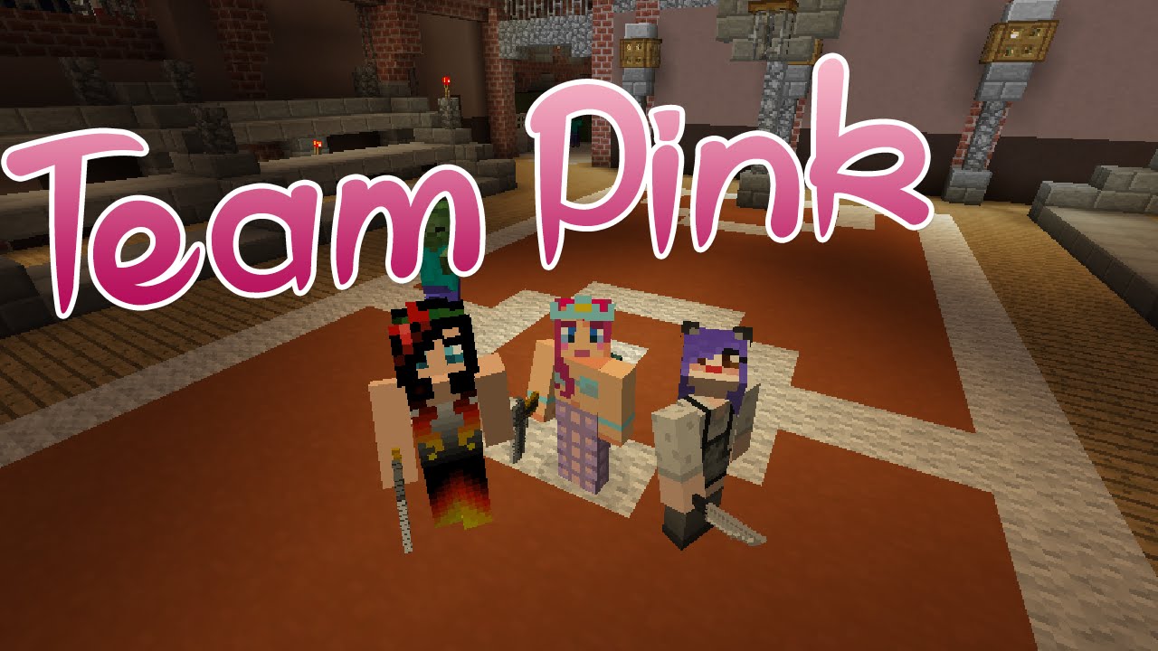 gaming logo Minecraft | Team Pink! Blocking Dead | Mousie