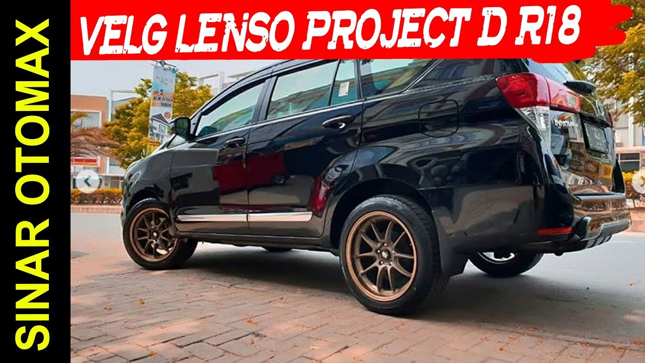  Modifikasi  Innova  Reborn  Pakai Velg Mobil LENSO Project D 