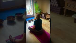 Private Yoga Session Yesterday with Lovely Finnish lady / Yoga Switzerland Yoga Schweiz