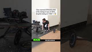 Clav Started Struggling While Doing 5 Reps Of 5kg Despite Being On T3st  clavicular
