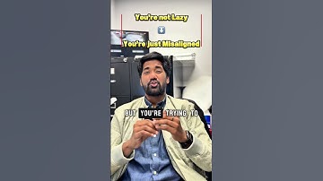 You’re Not Lazy — You’re Just Misaligned #SelfAwareness #MindsetShift #shorts