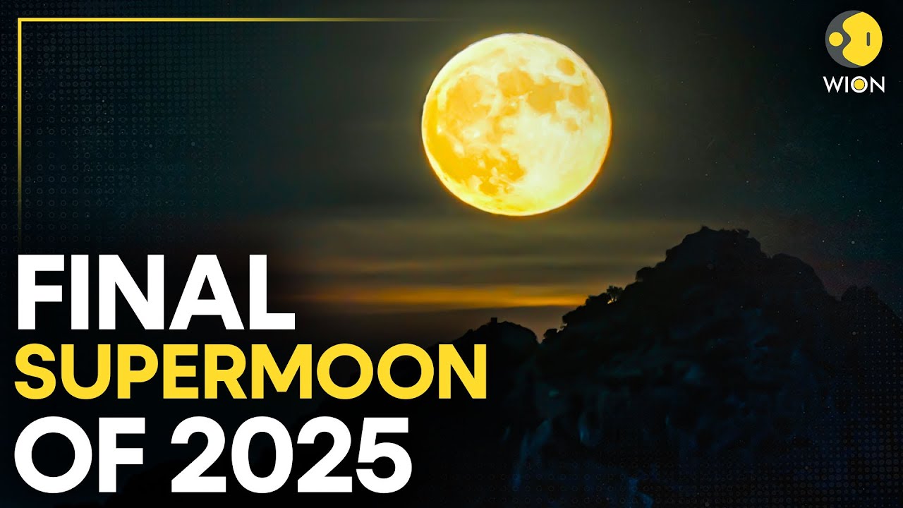Final Supermoon Of 2025 LIVE: Last Supermoon of the Year Stuns ...