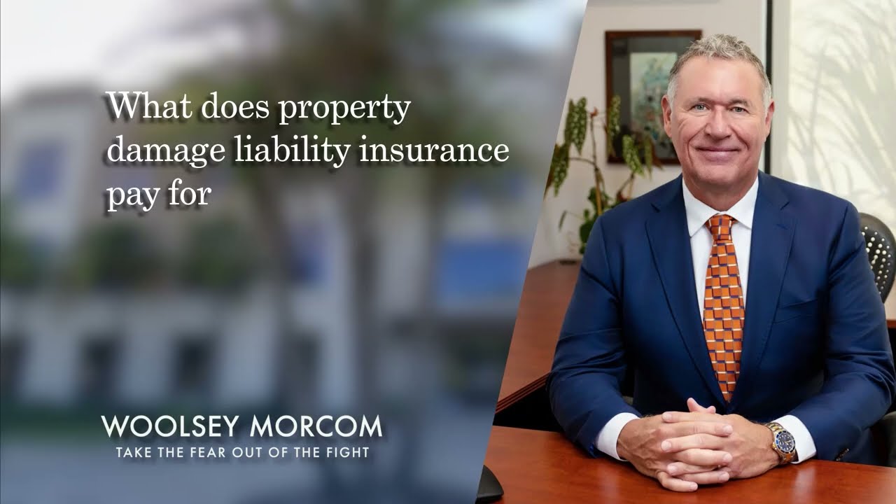 What does property damage liability insurance pay for?