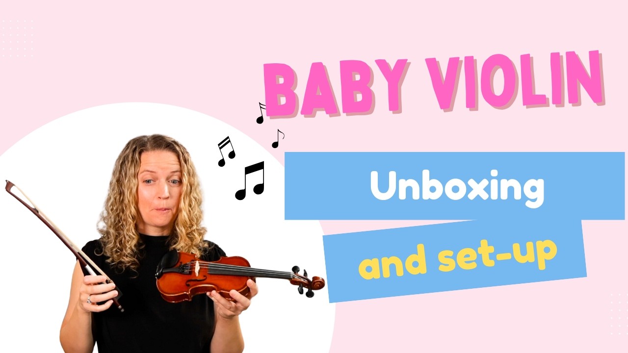 Setting up the CUTEST, TINIEST violin! (1/32 size) - YouTube