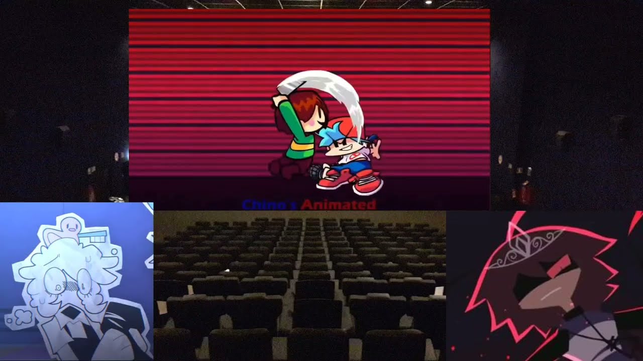 fpe viendo universos cap 3 chara vs bf knife fight animation