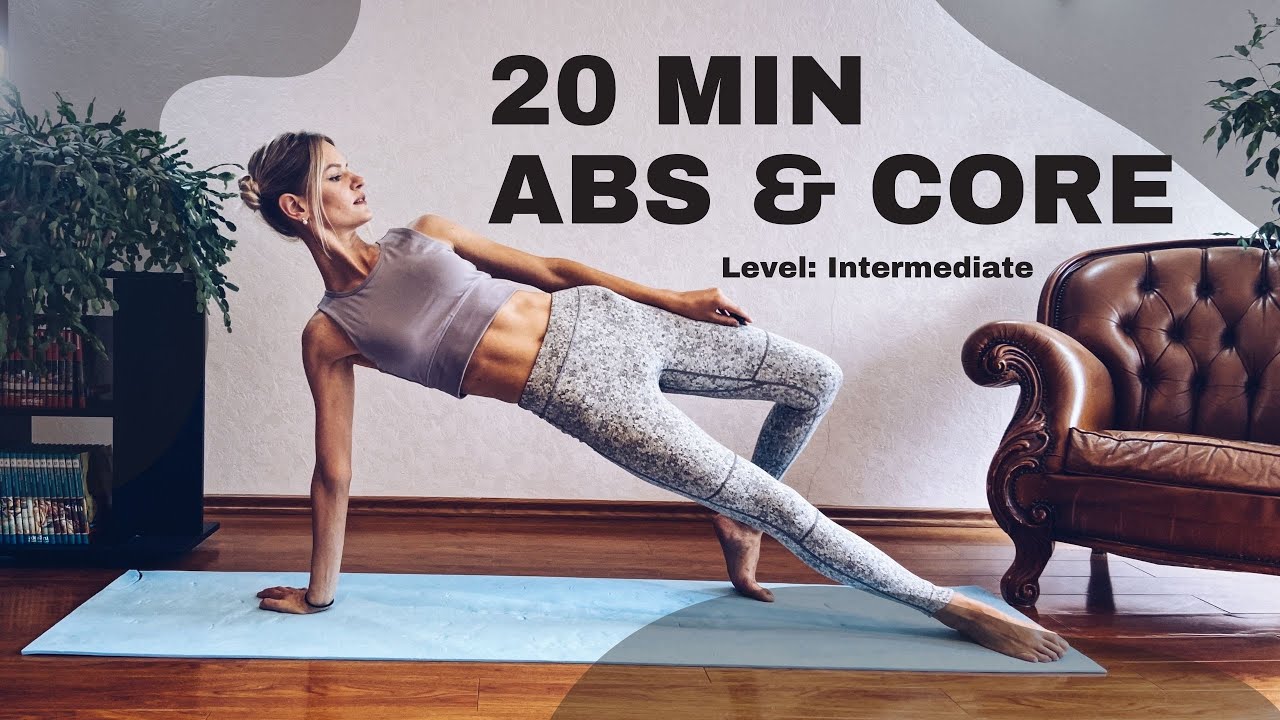 20 MIN ABS Workout // Home training Program // NO equipment // No ...