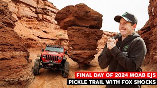 LAST DAY OF 2024 MOAB EJS! RUNNING PICKLE TRAIL WITH THE FOX SHOCKS CREW | CASEY CURRIE VLOG