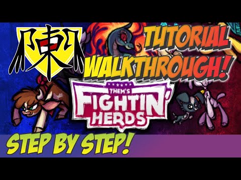 Them's Fightin' Herds Play-Through! James Explores The Tutorial!