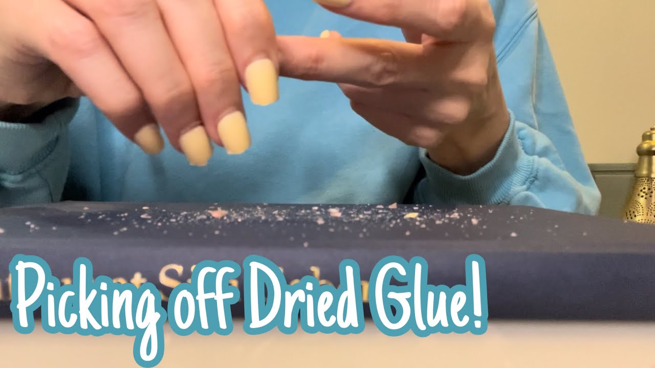 ASMR * Picking Dried Glue from Nails * No Talking * ASMRVilla
