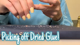 ASMR * Picking Dried Glue from Nails * No Talking * ASMRVilla