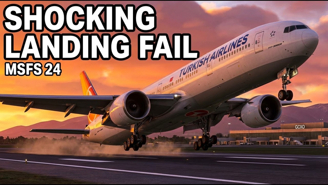 Катастрофические неудачные посадки MSFS 24, которые вы должны увидеть! - 374