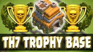 CLASH OF CLANS - "EPIC" TOWN HALL 7 TROPHY BASE/ TH7 WAR BASE Speed Build screenshot 3