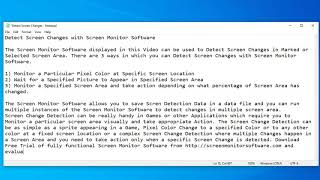 Detect Screen Changes with Screen Monitor Software screenshot 5