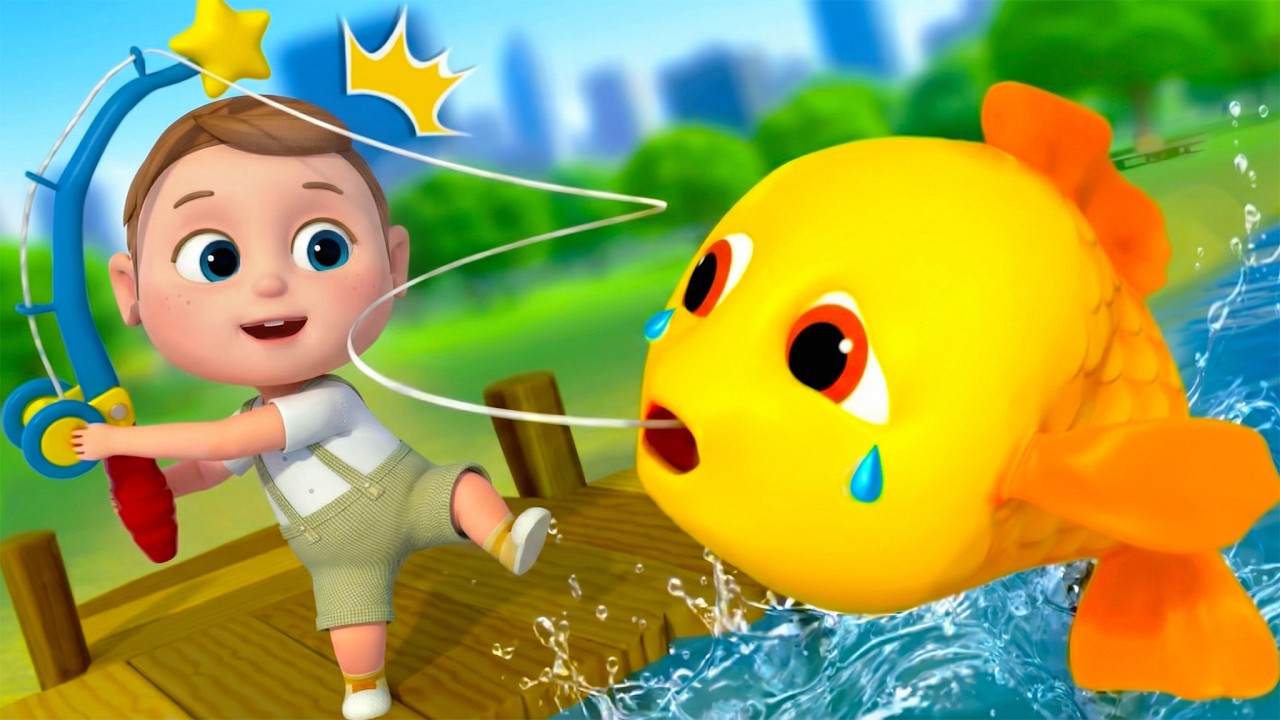 Em Đi Chơi Thuyền ♫ Nhạc Thiếu Nhi Cho Bé Ăn Ngon - Hoạt Hình Thiếu Nhi Cá Vàng Bơi Trong Bể Nước