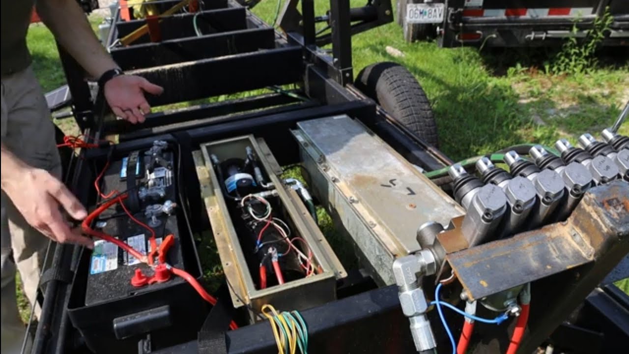 Hydraulic Sawmill Upgrades Episode 2 Pump Setup YouTube