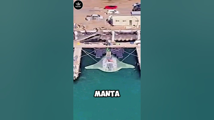 Manta Ray uncrewed underwater vehicle | US navy underwater drone