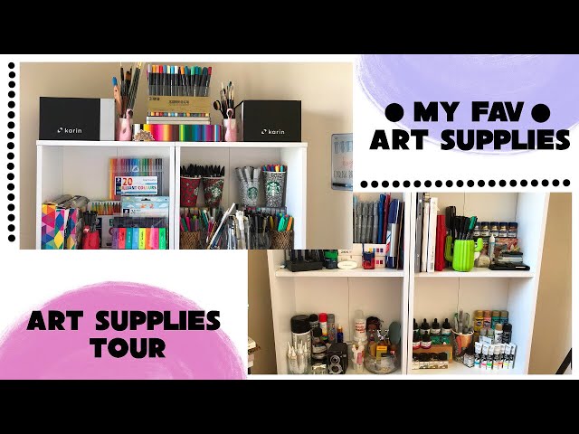 What's in my art caddy? Art supplies! 