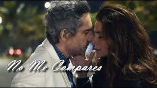 ♪ Alejandro Sanz e Ivete Sangalo - No Me Compares - Tema Helô e Stenio - Novela Travessia (Letra)
