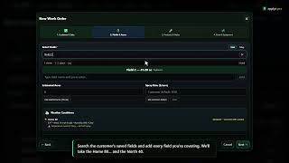Applyr.Pro 01 create work order