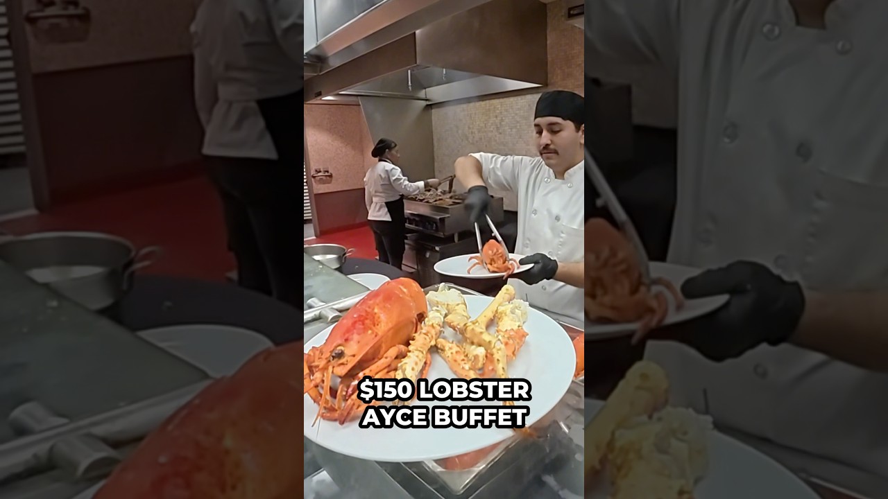 $150 LOBSTER ALL YOU CAN EAT BUFFET!